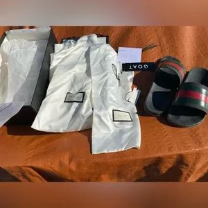Gucci slides size 11 bought off goat. I just never wear them anymore. Get Your Louis Vuitton Shoes Looking Brand New Again! | TikTok main image 3